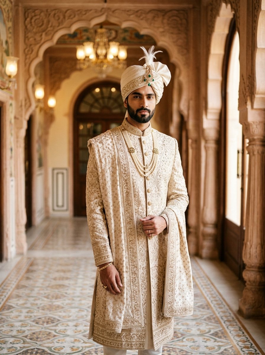 Devendra Royal Silk Sherwani