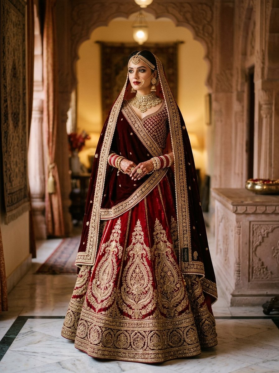 Meher Embroidered Bridal Lehenga