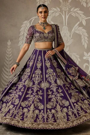 Royalty Faux Georgette Sequin Lehenga Set