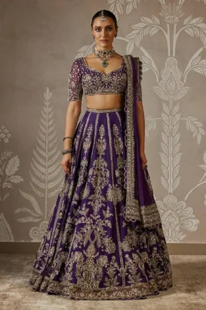 Royalty Faux Georgette Sequin Lehenga Set