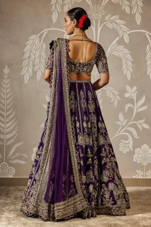 Royalty Faux Georgette Sequin Lehenga Set
