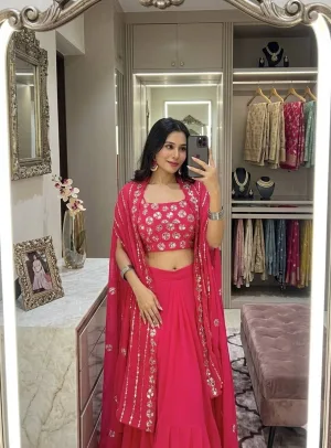 Rani Glow Georgette Indo Skirt Set