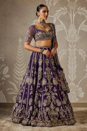 Royalty Faux Georgette Sequin Lehenga Set