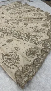 Moonlit Royale Slub Silk Lehenga Set alternate view