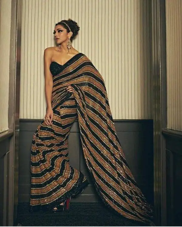 party sequence saree