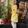 Yellow Chikankari Kurti