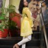 Yellow Chikankari Kurti