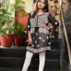 black chikan kurti