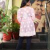 pink chikankari kurti