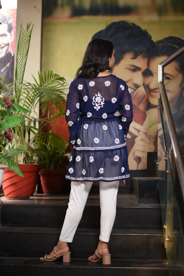 heavy stylish chiken kurti