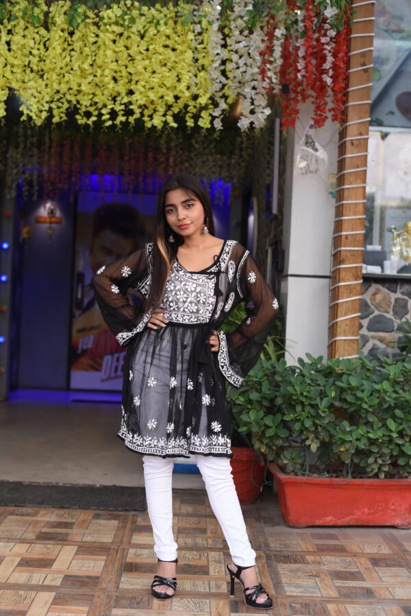 Traditional Black chikankari kurti