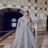 Glittery Grey Shimmer Lehenga Set