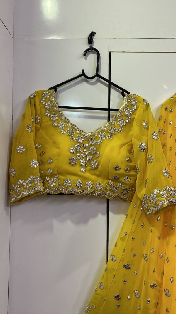 yellow lehenga