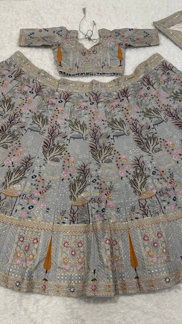 Designer Kasturi Silk Lehenga