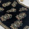 luxury velvet saree