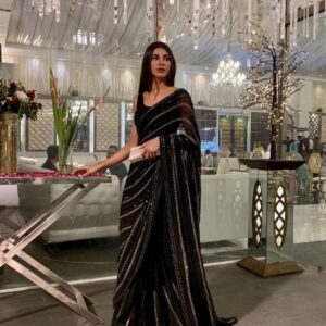 Black saree