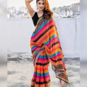 Digital print saree