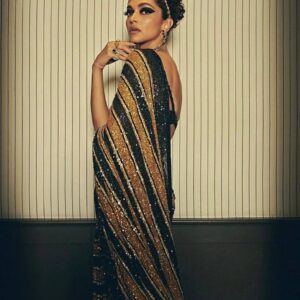 Party wear sequence saree - Image 3