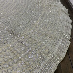 Gorgeous white lehenga set - Image 7