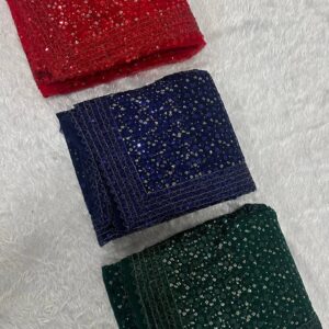 Midnight Glam Sequin Net Party Wear Saree 5 Colours Collection